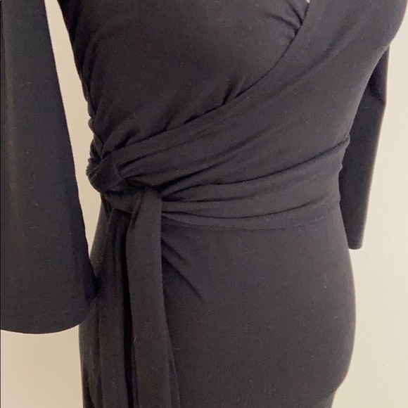 Peace by Lotta Stensson Black wrap dress - Picture 3 of 7